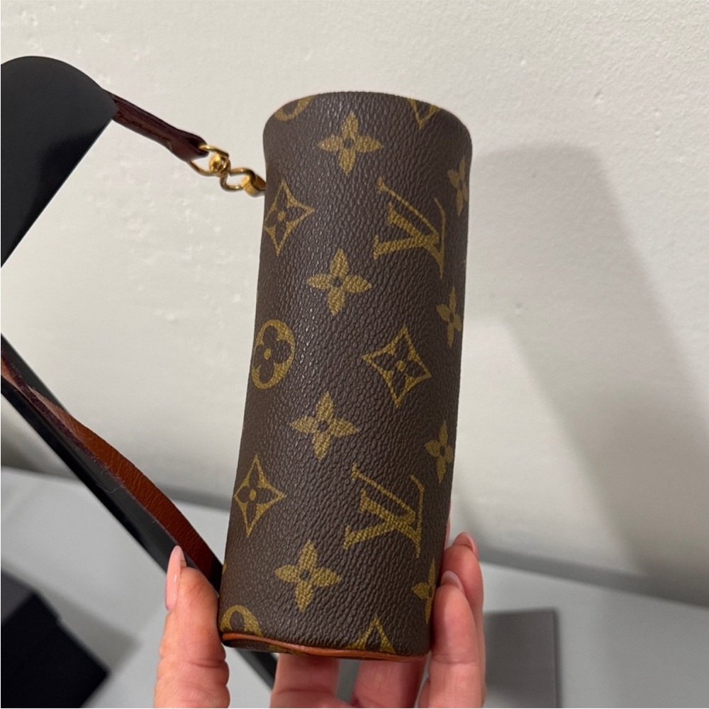 Louis Vuitton mini papillon brown Monogram shoulder clutch bag - Picture 3 of 5